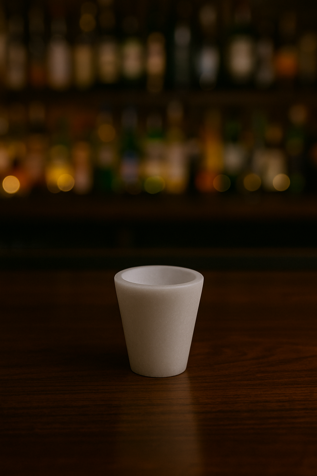 Marble Short Glass – Handcrafted Stone Whiskey & Cocktail Tumbler