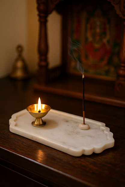 Luxury Marble Tray – Handcrafted Decorative & Serving Tray for Modern Homes